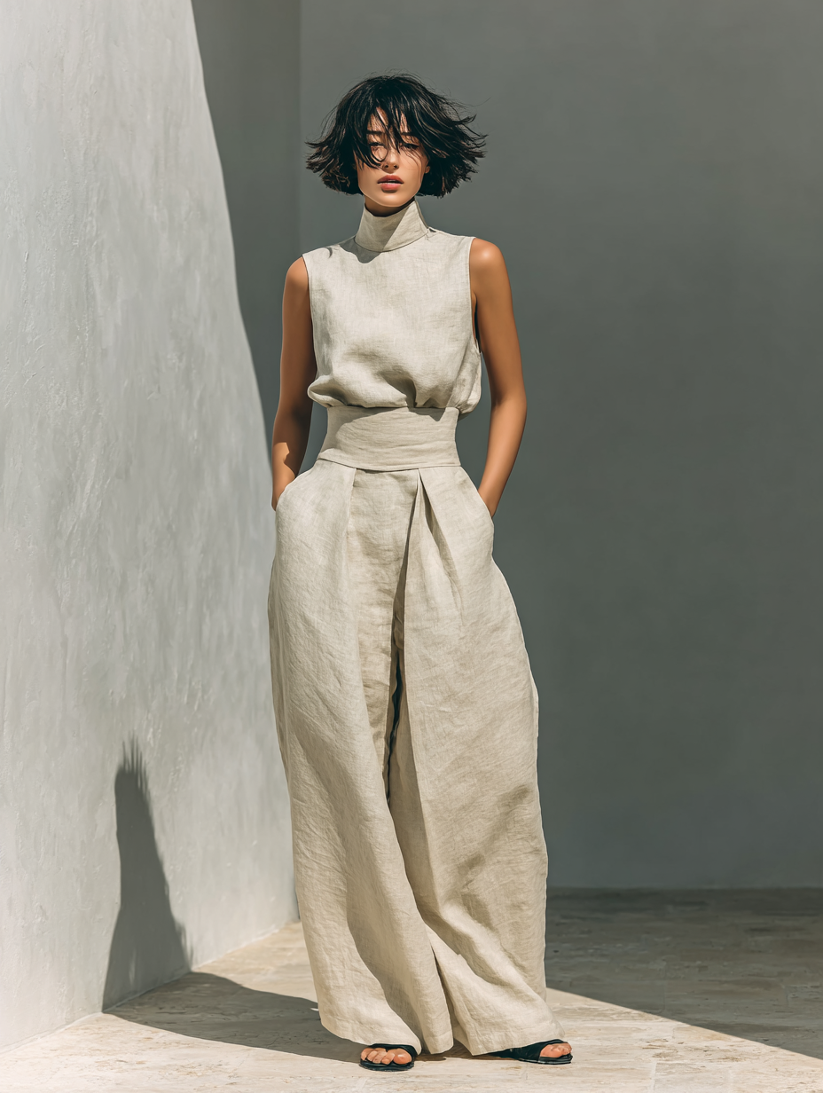 Maria™ | Ensemble minimaliste en lin