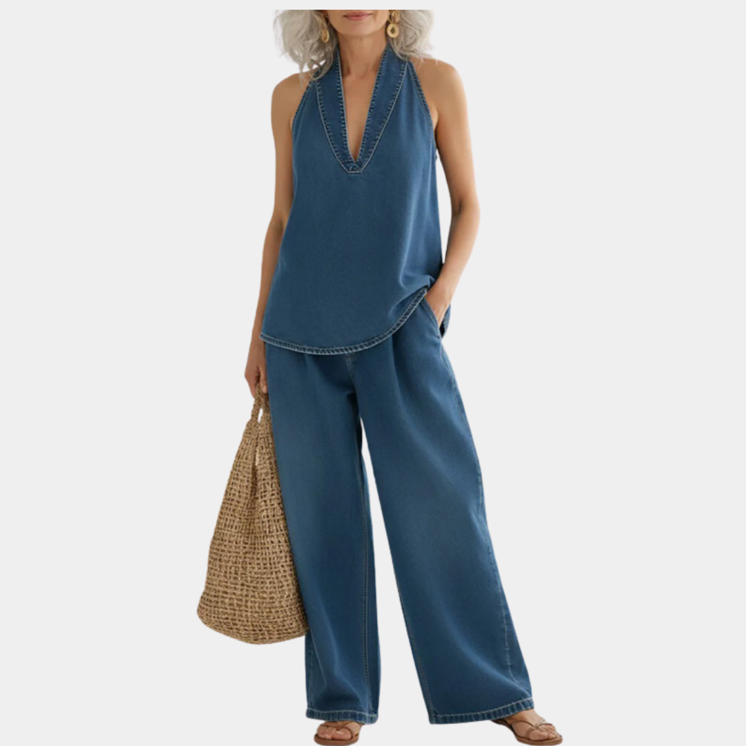 Aliénor™ | Ensemble en jean vintage