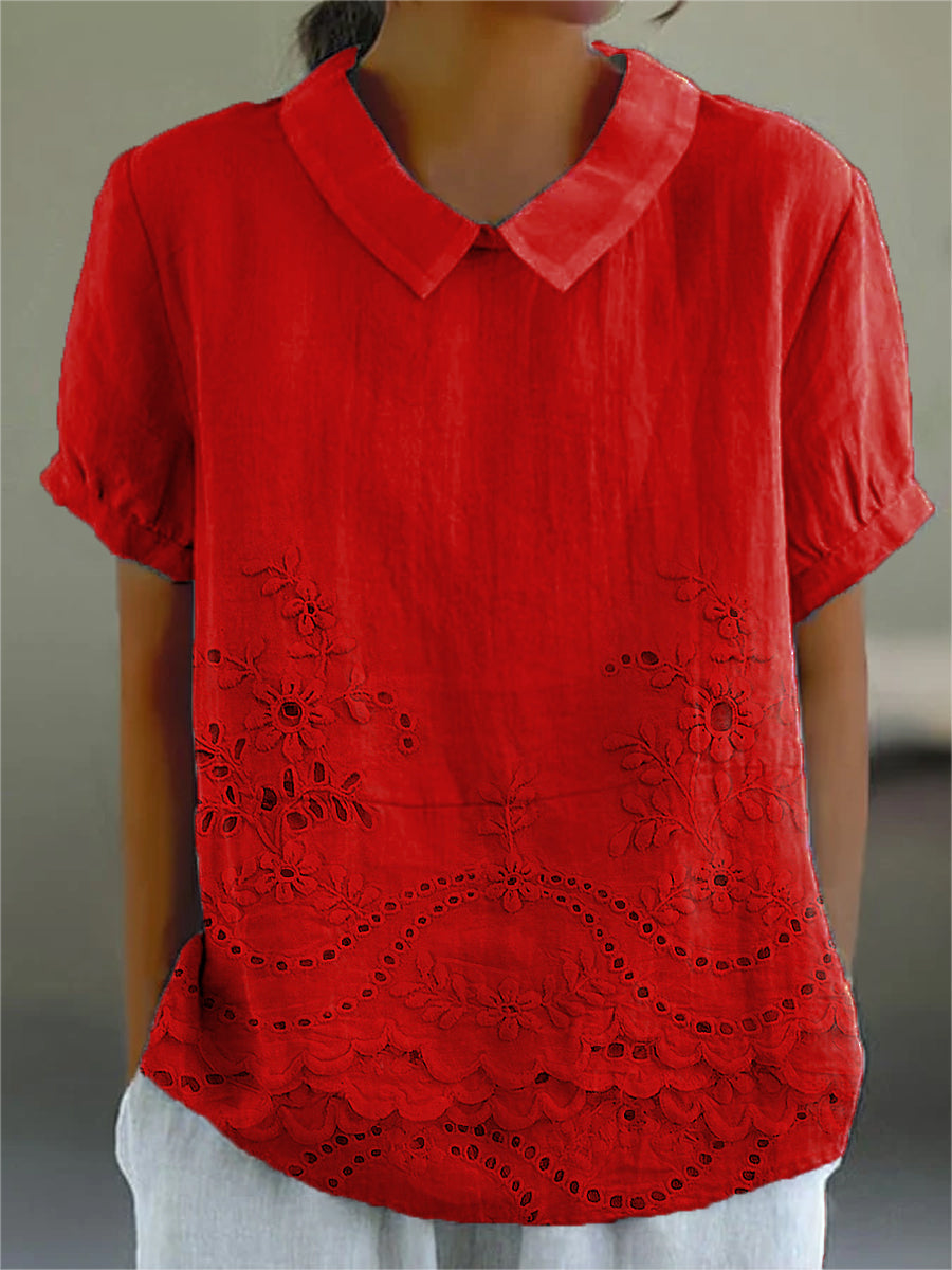 Lilia™ | Chemise brodée