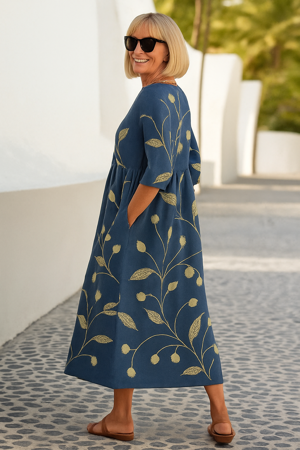 Reese™ | Robe midi fluide
