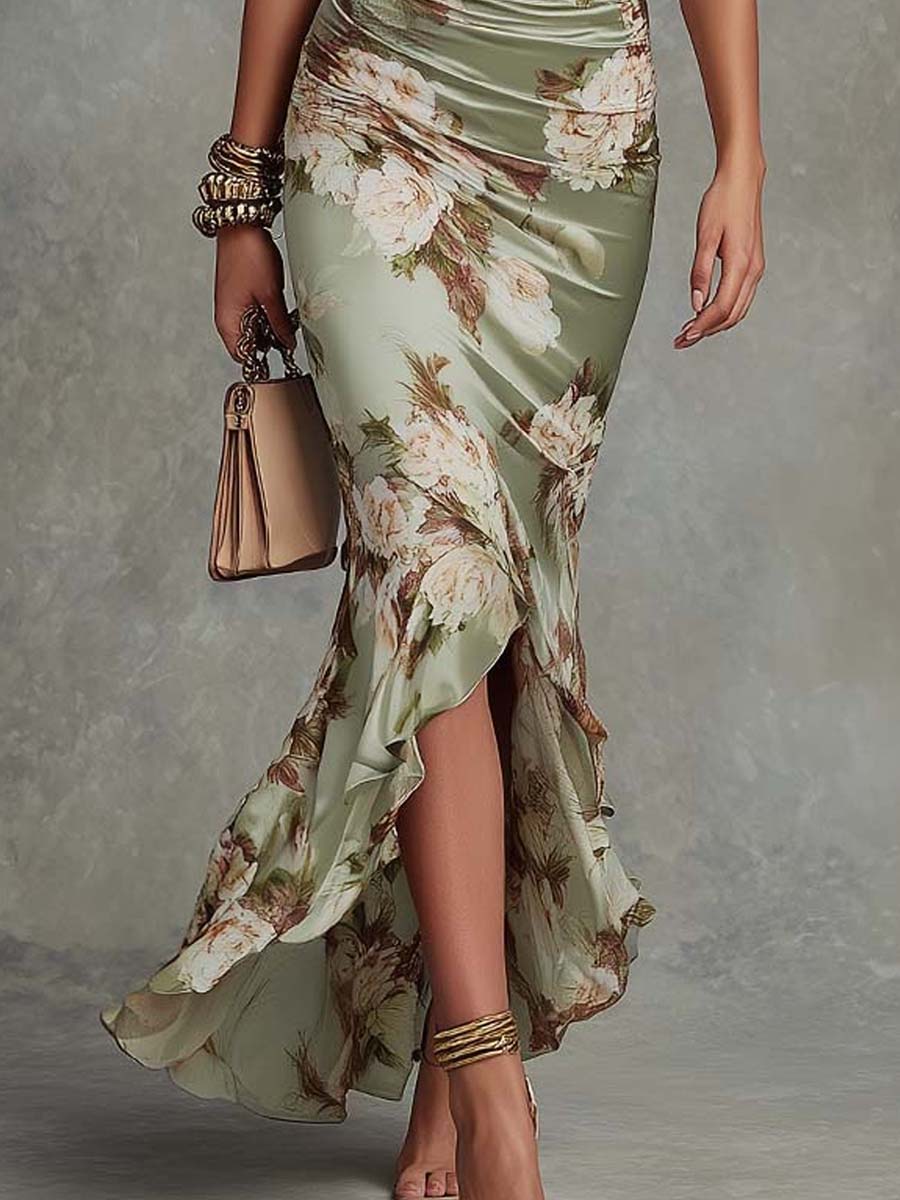 Anna™ | Robe longue en satin