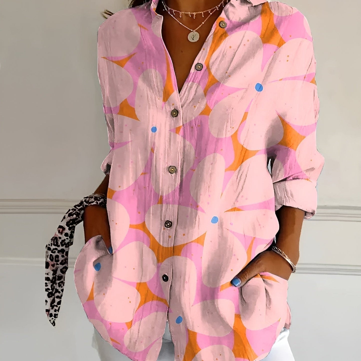 Kaitlyn™ | Chemisier floral fluide