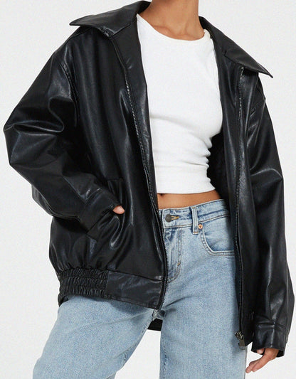 IBTISSAM™ | Veste en cuir