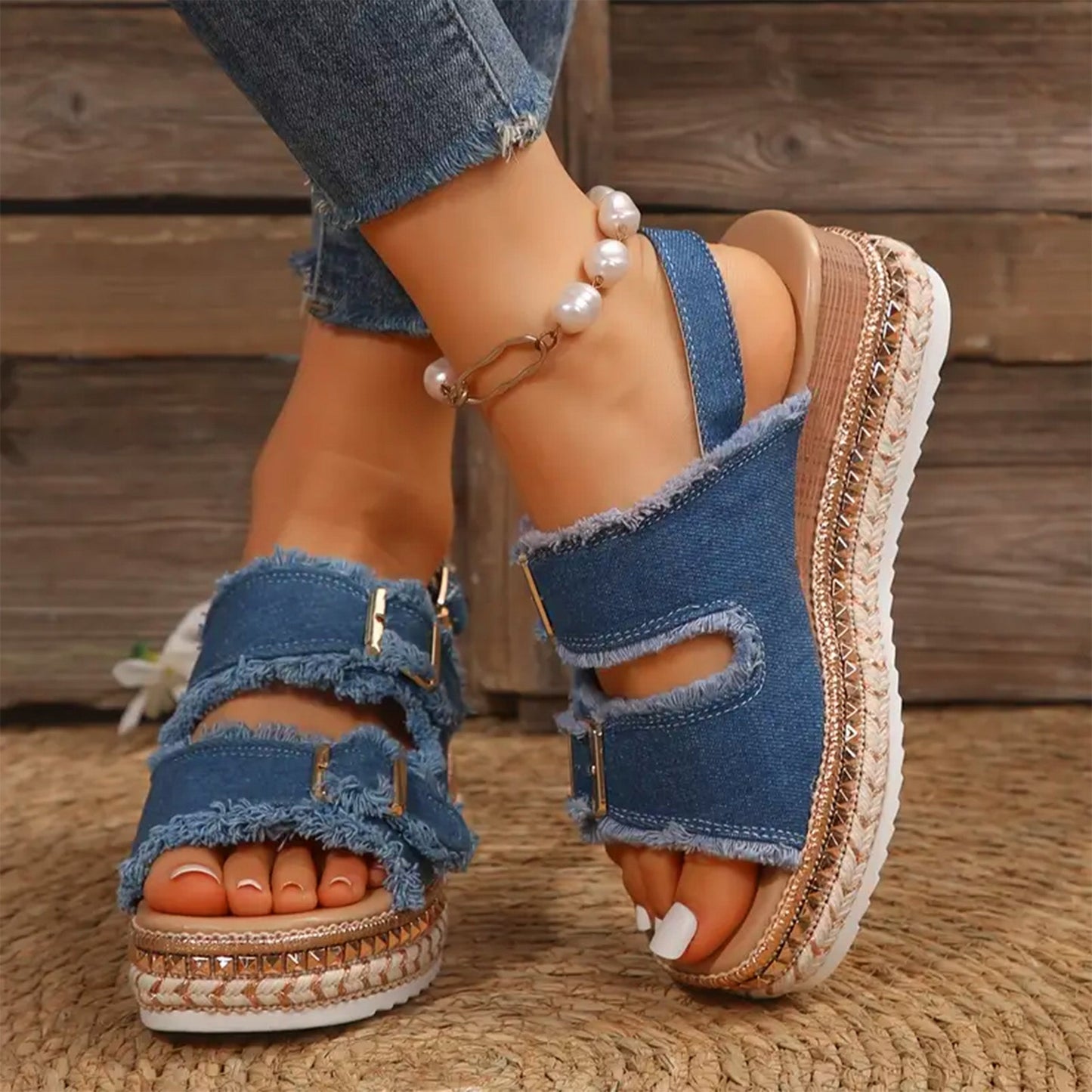 Maeve™ | Sandales en jean