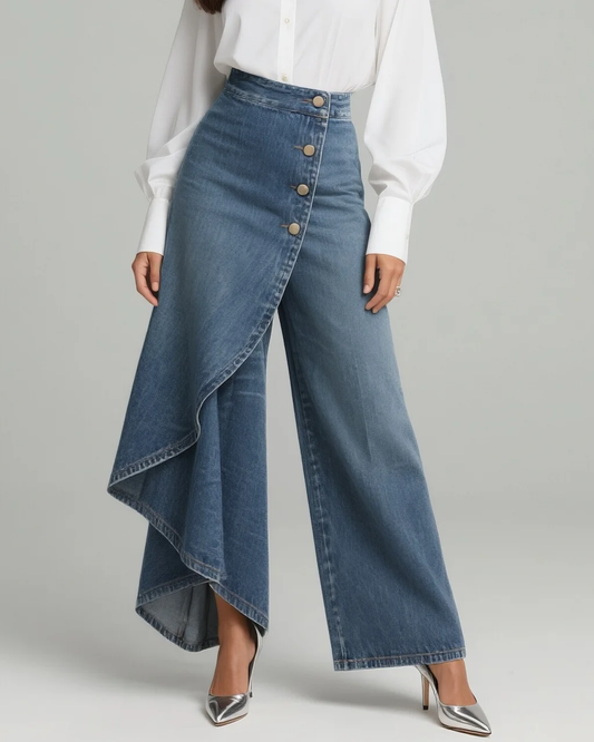 Audrey™ | Pantalon en denim à nouer