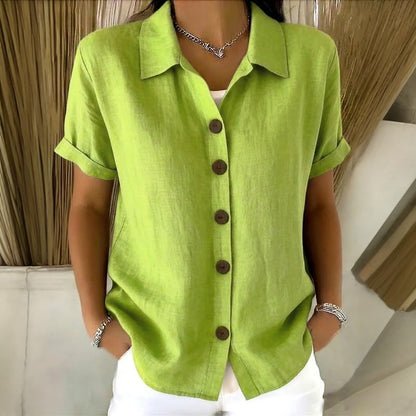 Lison™ | Blouse décontractée unie