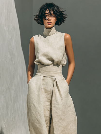 Maria™ | Ensemble minimaliste en lin