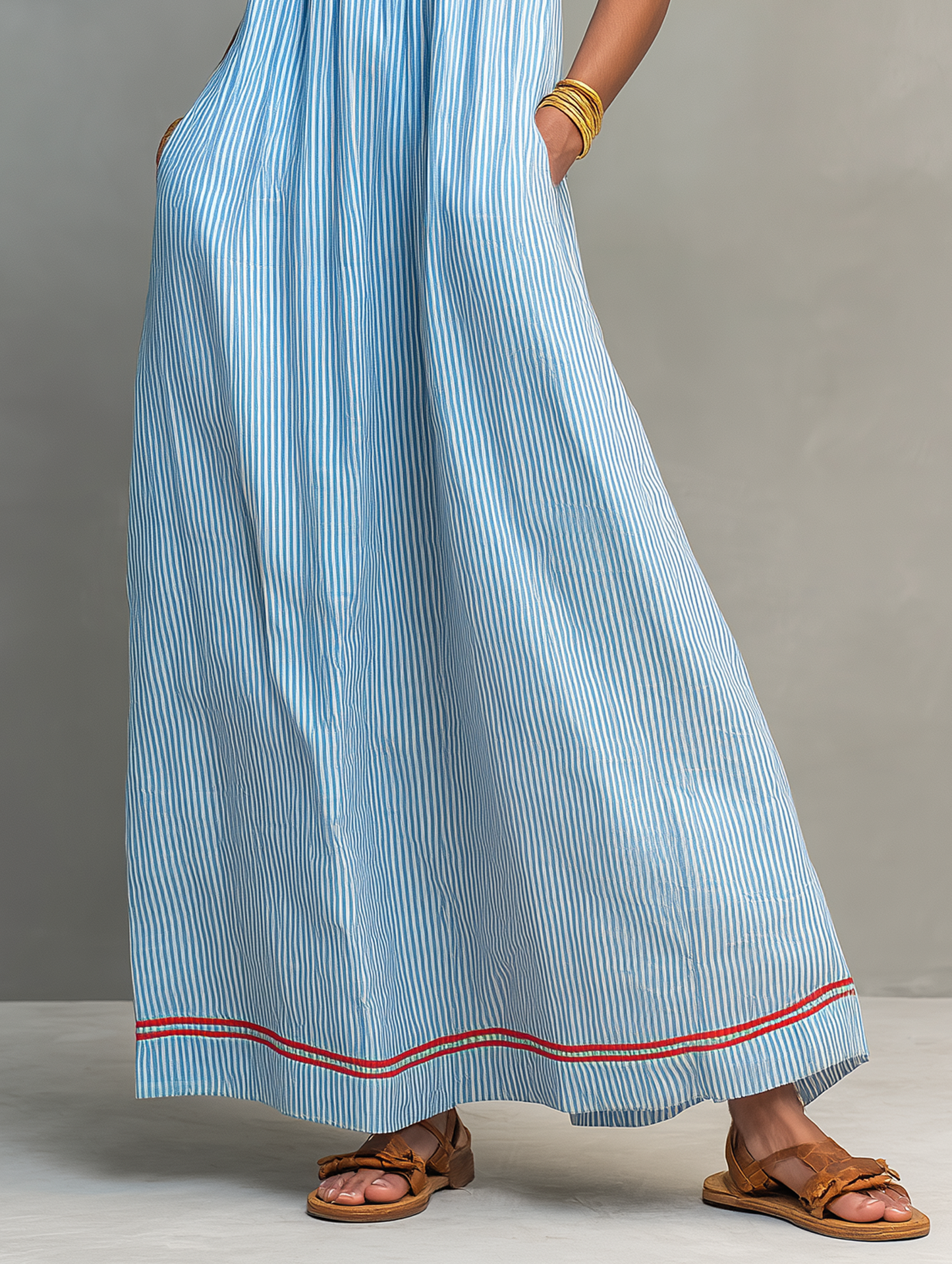 LOUNISSA™ | Robe rayée