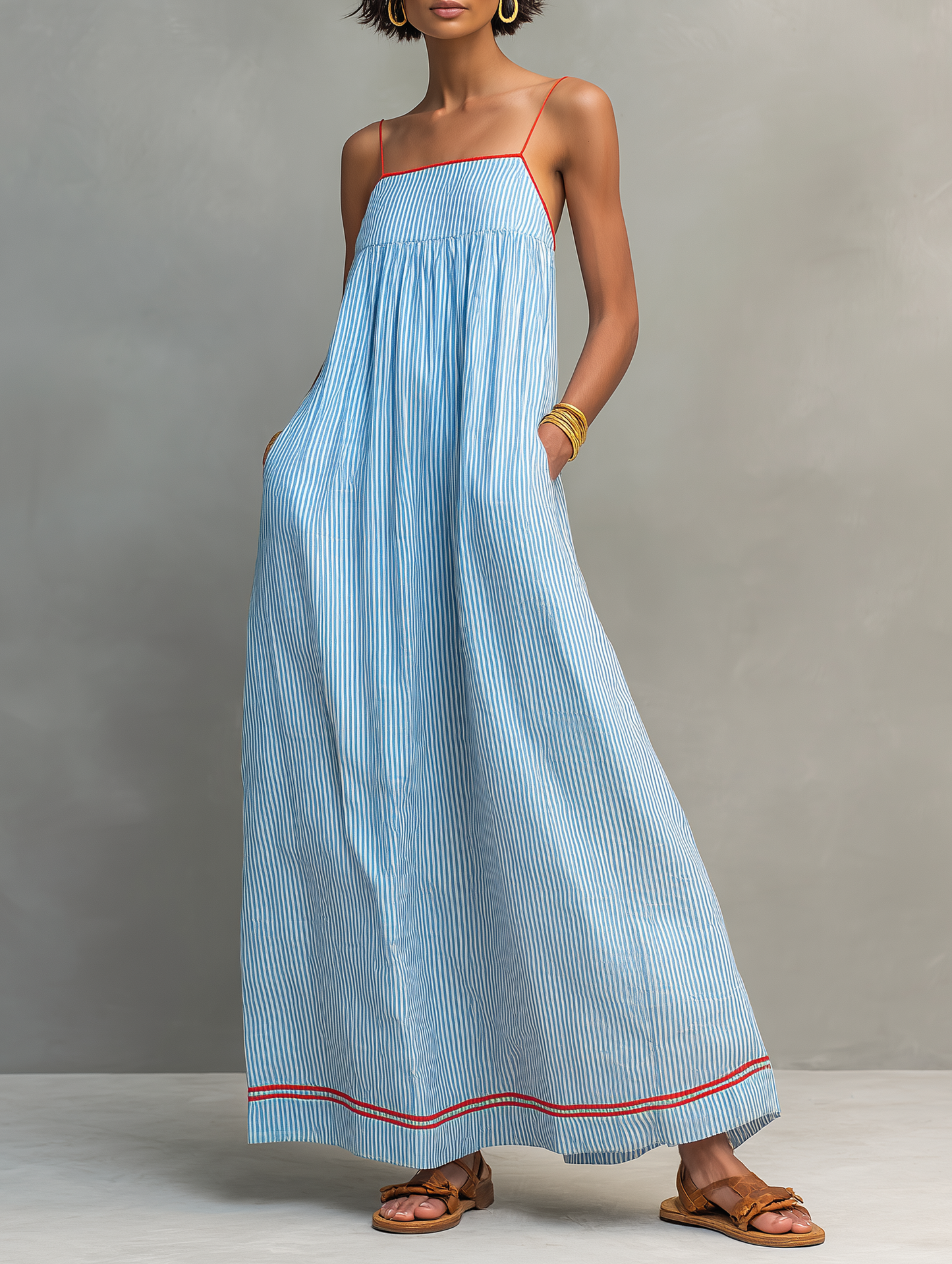 LOUNISSA™ | Robe rayée