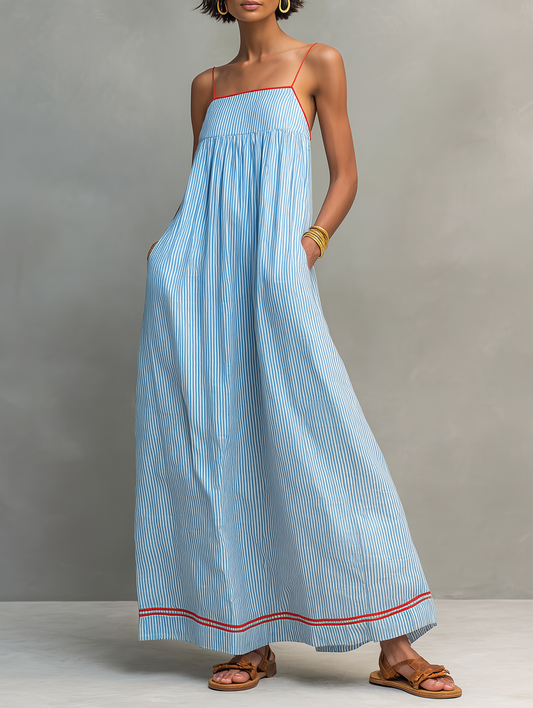 LOUNISSA™ | Robe rayée