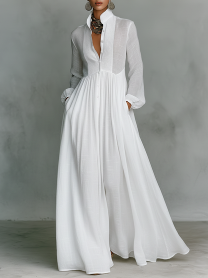 Urielle™ | Robe longue à col haut