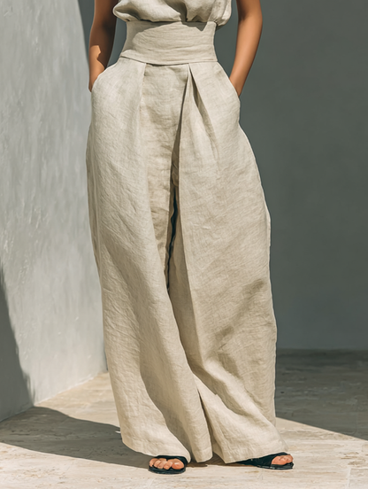 Maria™ | Ensemble minimaliste en lin