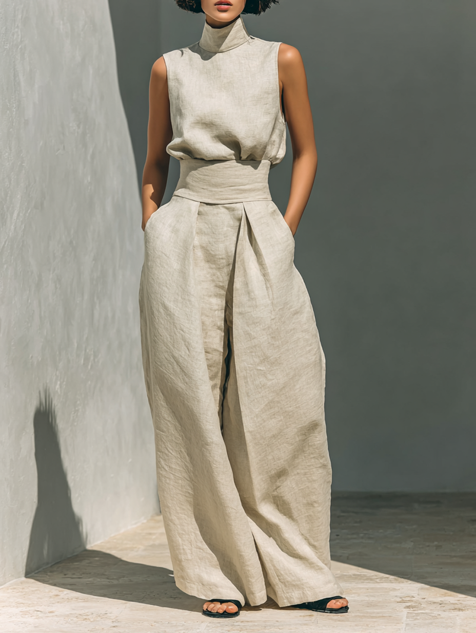 Maria™ | Ensemble minimaliste en lin