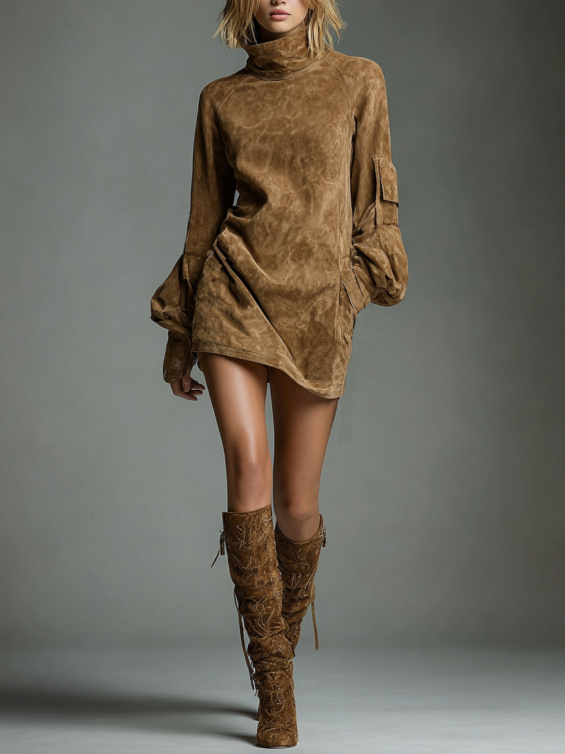 NAYLA™ | Robe Suédine