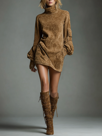NAYLA™ | Robe Suédine