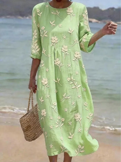 Valencia™ | Robe à manches trois-quarts