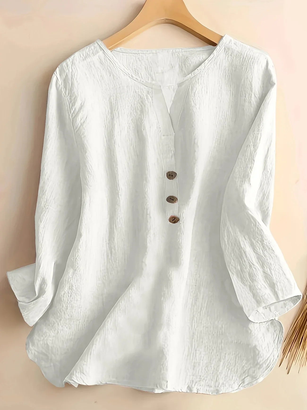 Solénya™ | Blouse Coton-Lin