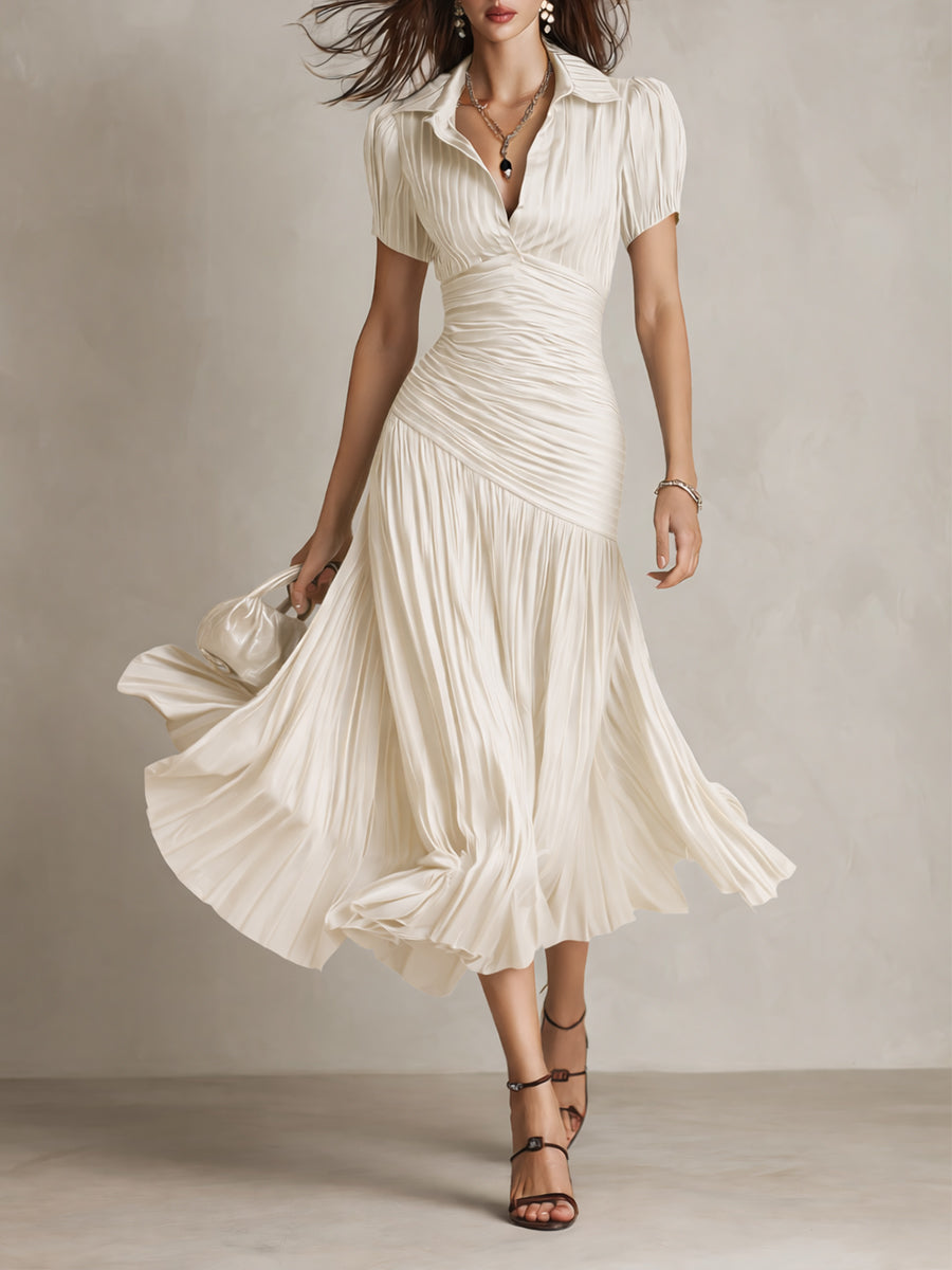 Adriana™ | Robe midi en satin