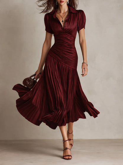 Adriana™ | Robe midi en satin