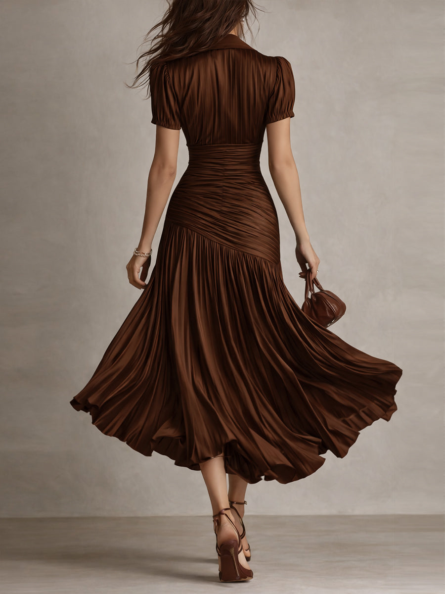 Adriana™ | Robe midi en satin