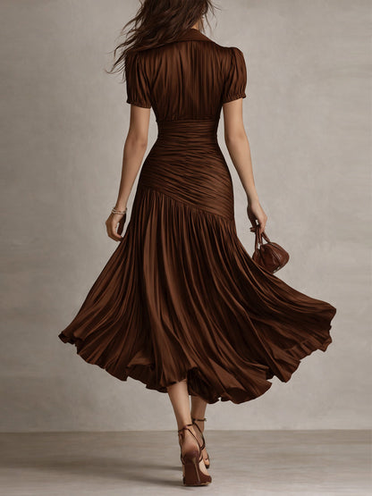 Adriana™ | Robe midi en satin