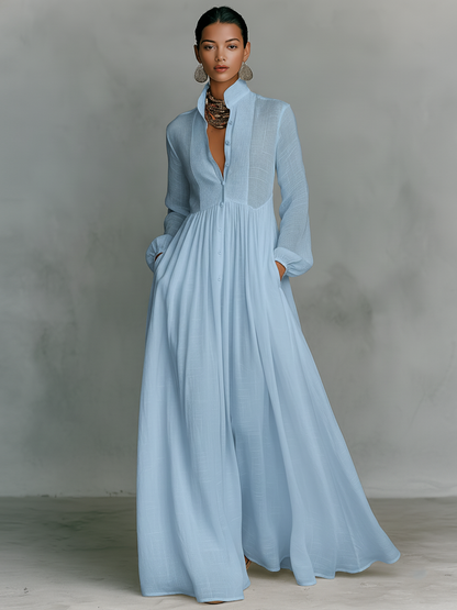 Urielle™ | Robe longue à col haut