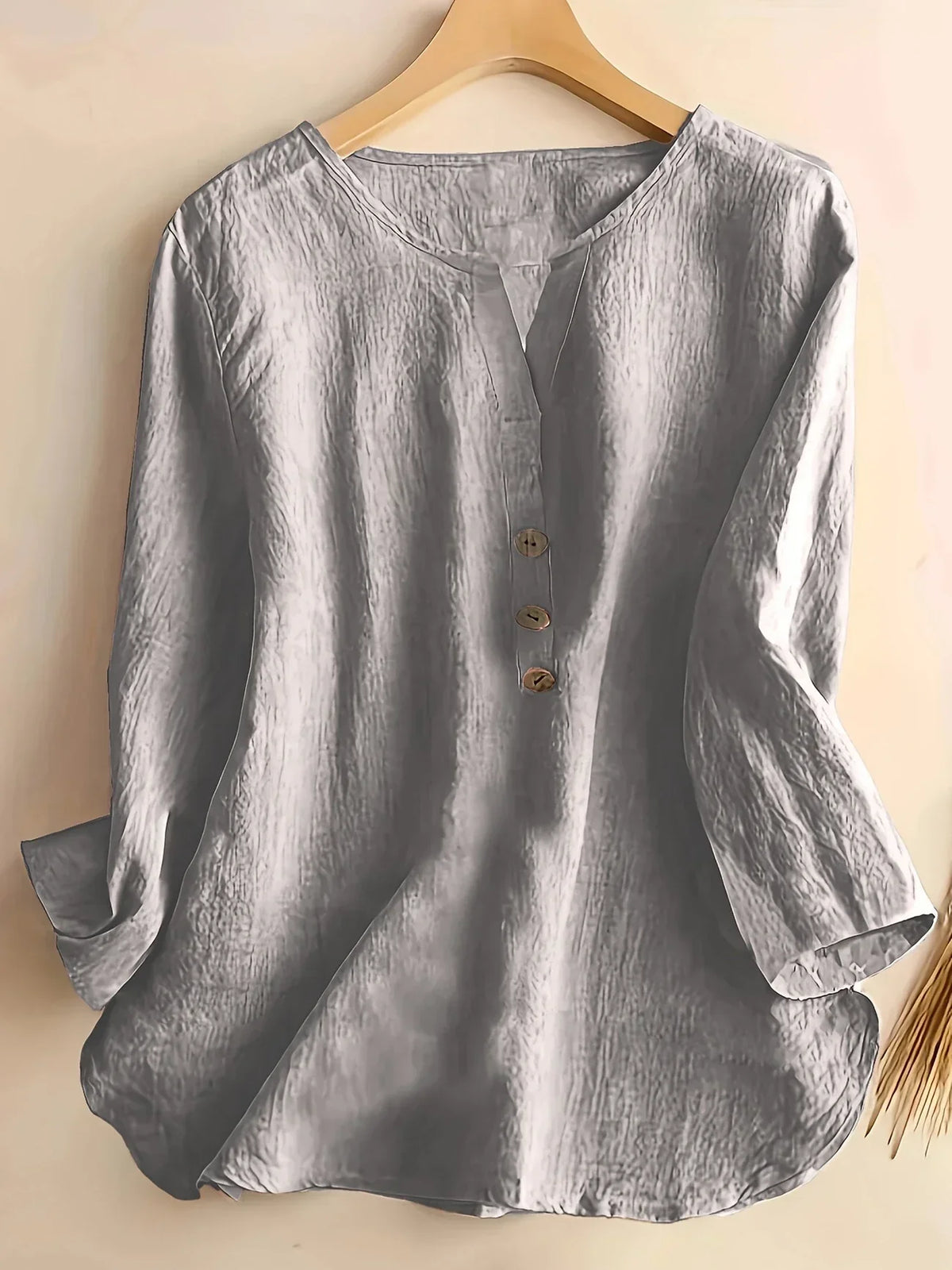 Solénya™ | Blouse Coton-Lin