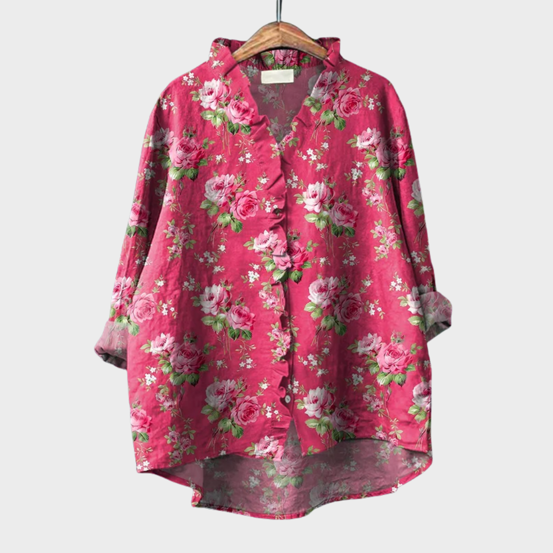 Roseline™ | Blouse printanière romantique