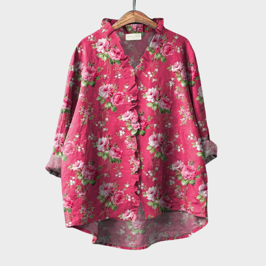 Roseline™ | Blouse printanière romantique