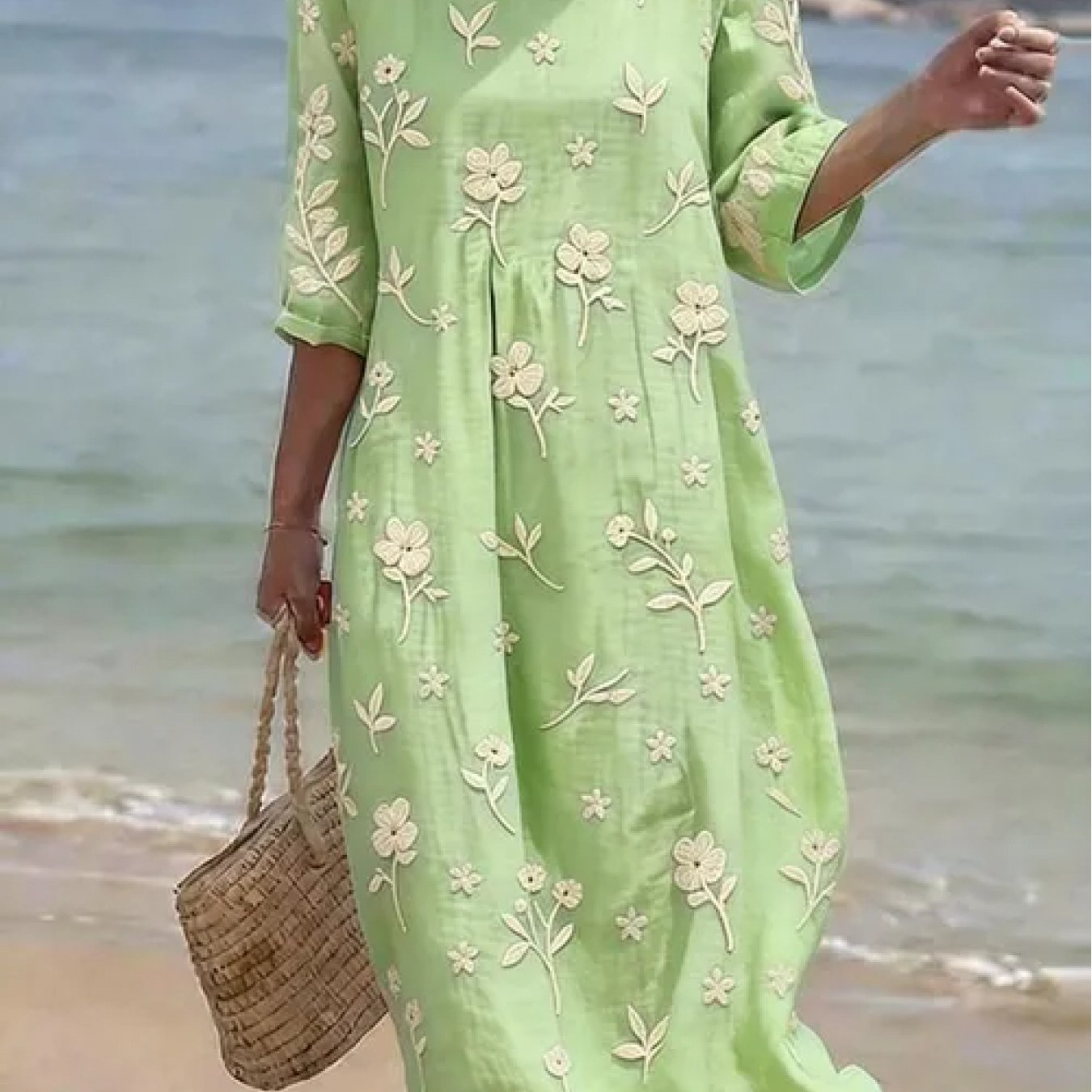 Valencia™ | Robe à manches trois-quarts