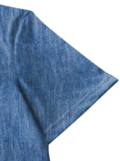 Hélèn™ | Robe en denim rétro