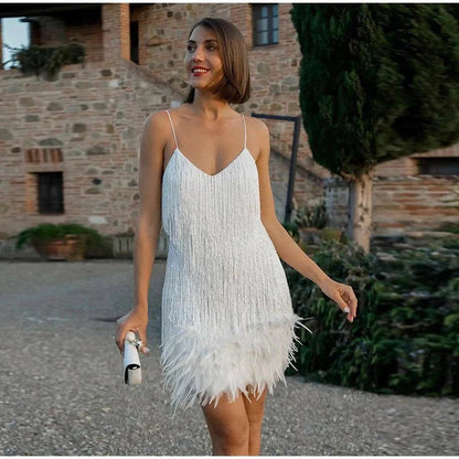 WARDA™ | Robe à franges