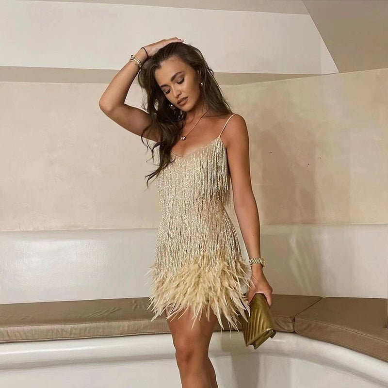 WARDA™ | Robe à franges