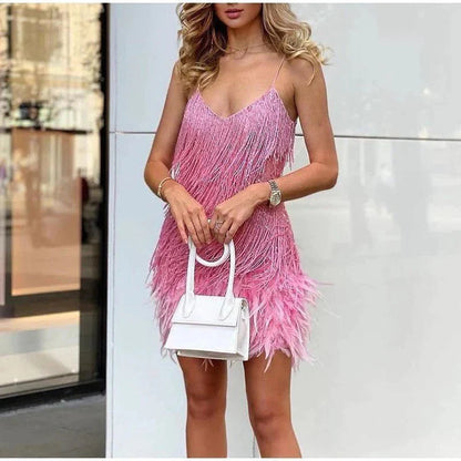 WARDA™ | Robe à franges