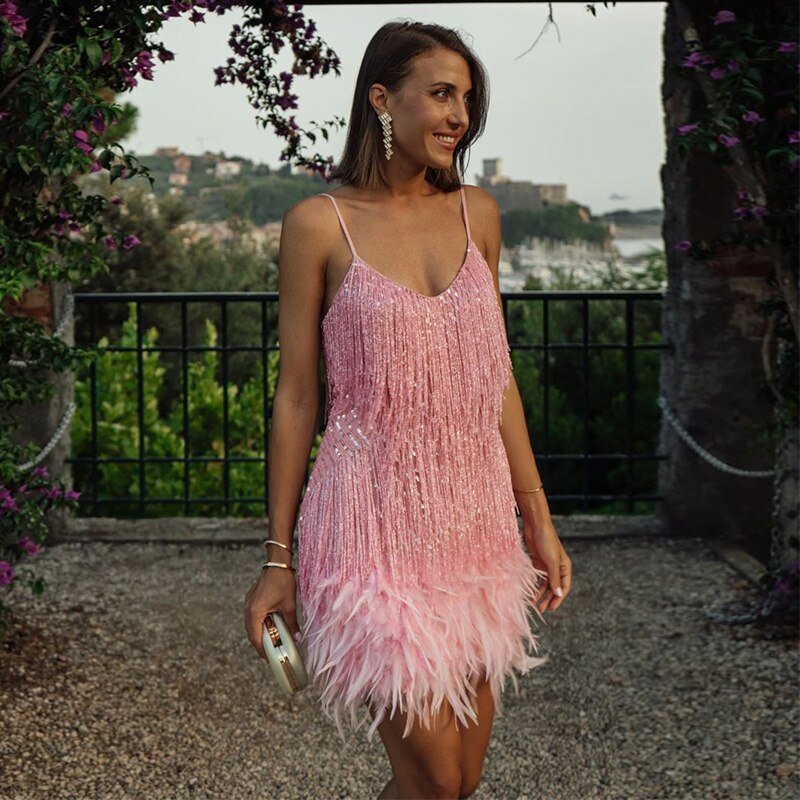 WARDA™ | Robe à franges