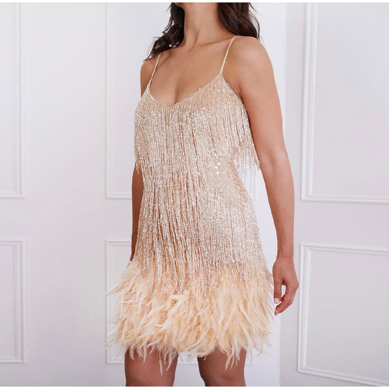 WARDA™ | Robe à franges