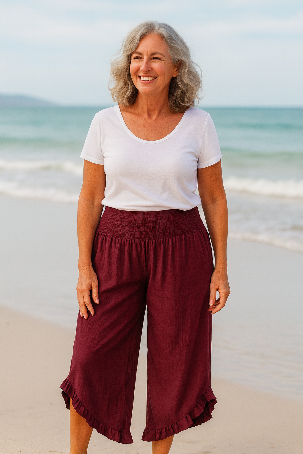 Yvette™ | Pantalon fluide coton-lin