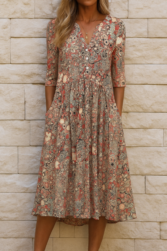 Harlow | Robe à col en V