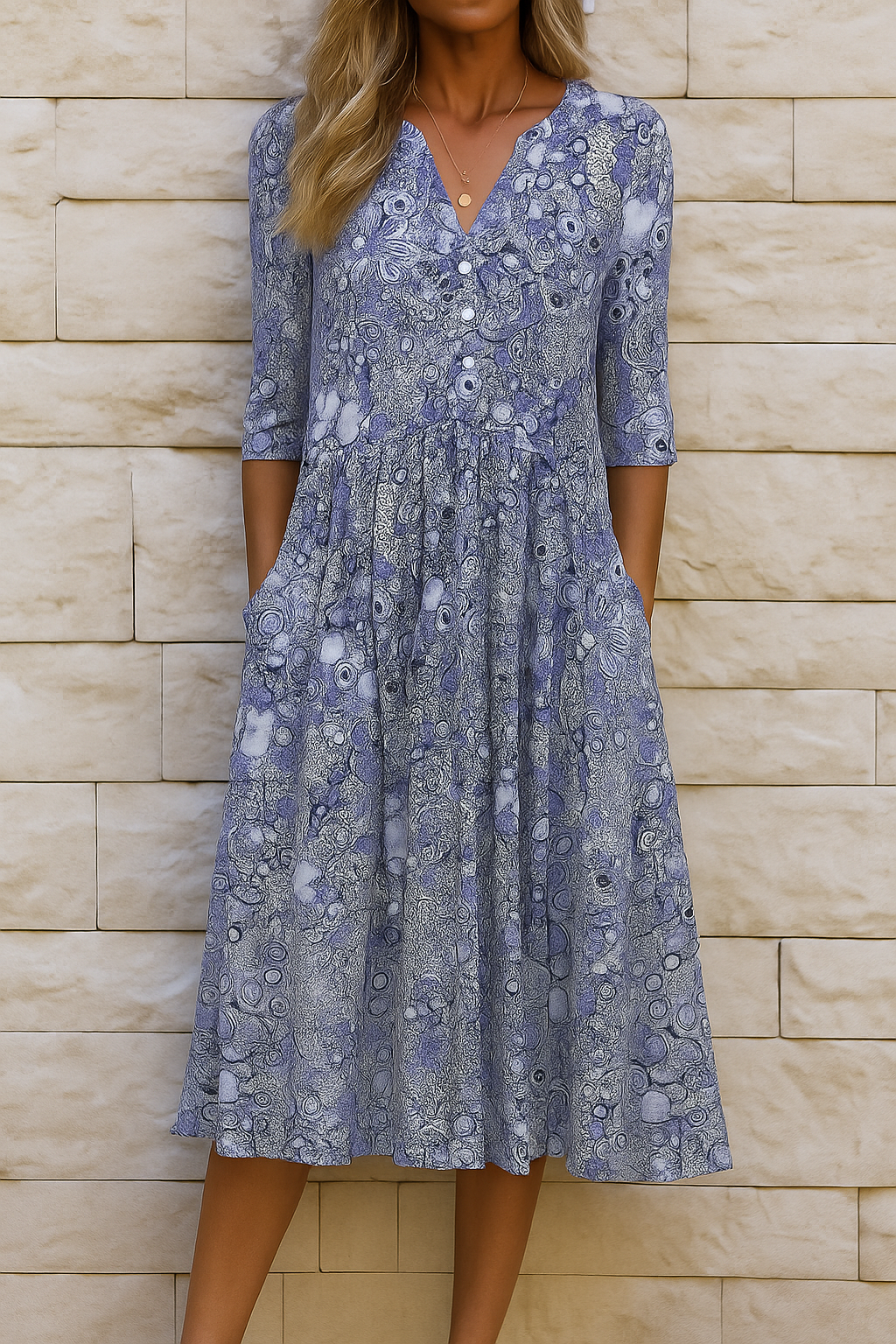 Harlow | Robe à col en V