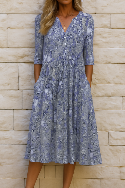 Harlow | Robe à col en V