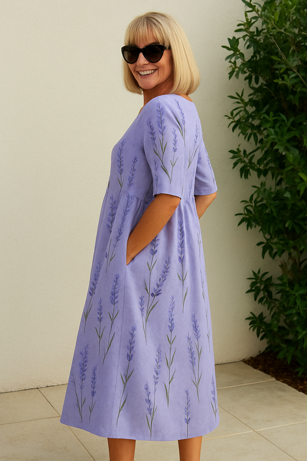 Reese™ | Robe midi fluide