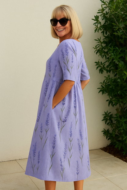 Reese™ | Robe midi fluide