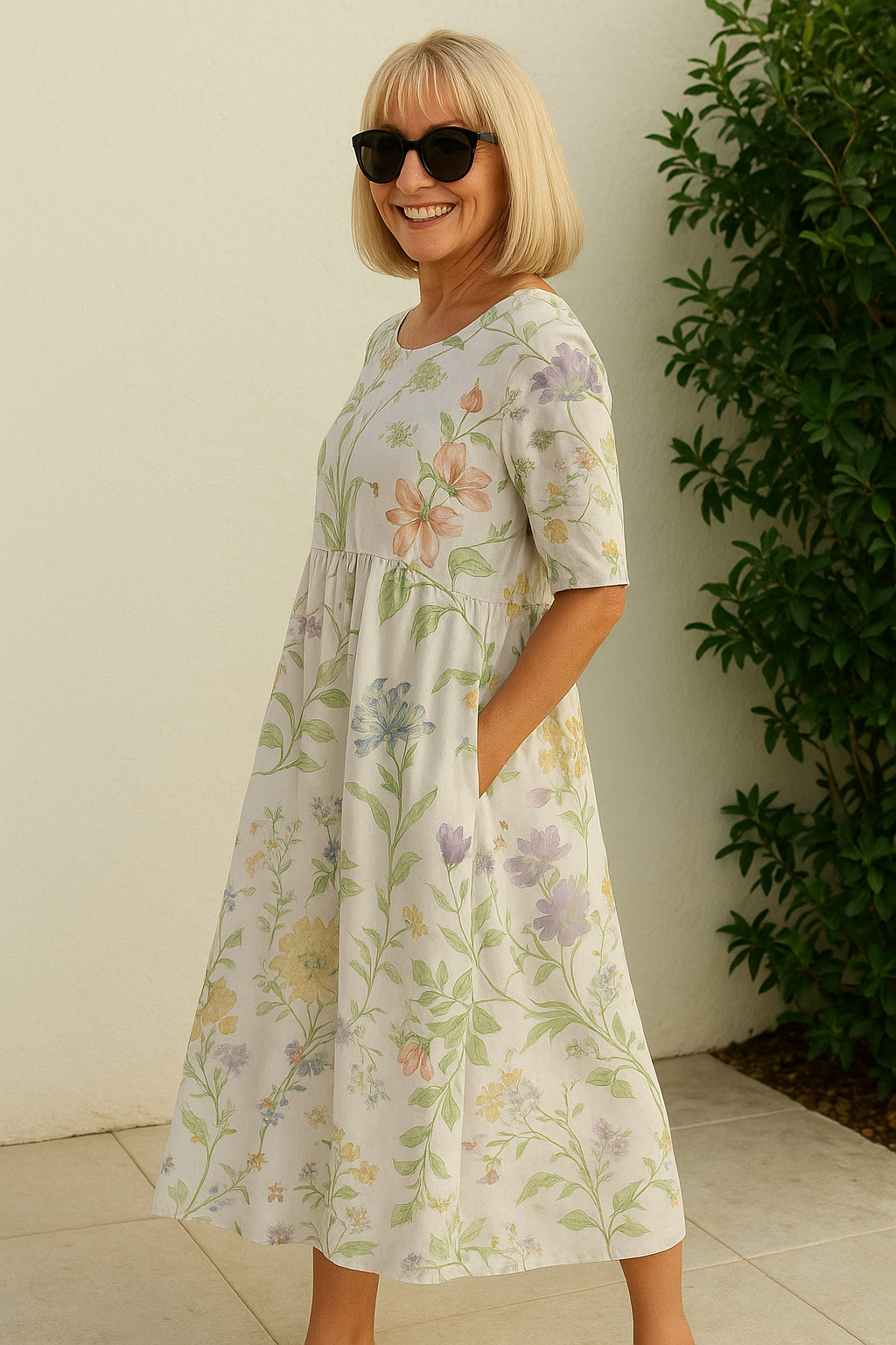 Reese™ | Robe midi fluide