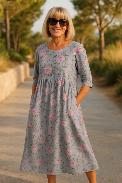 Reese™ | Robe midi fluide