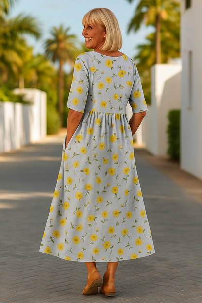 Reese™ | Robe midi fluide