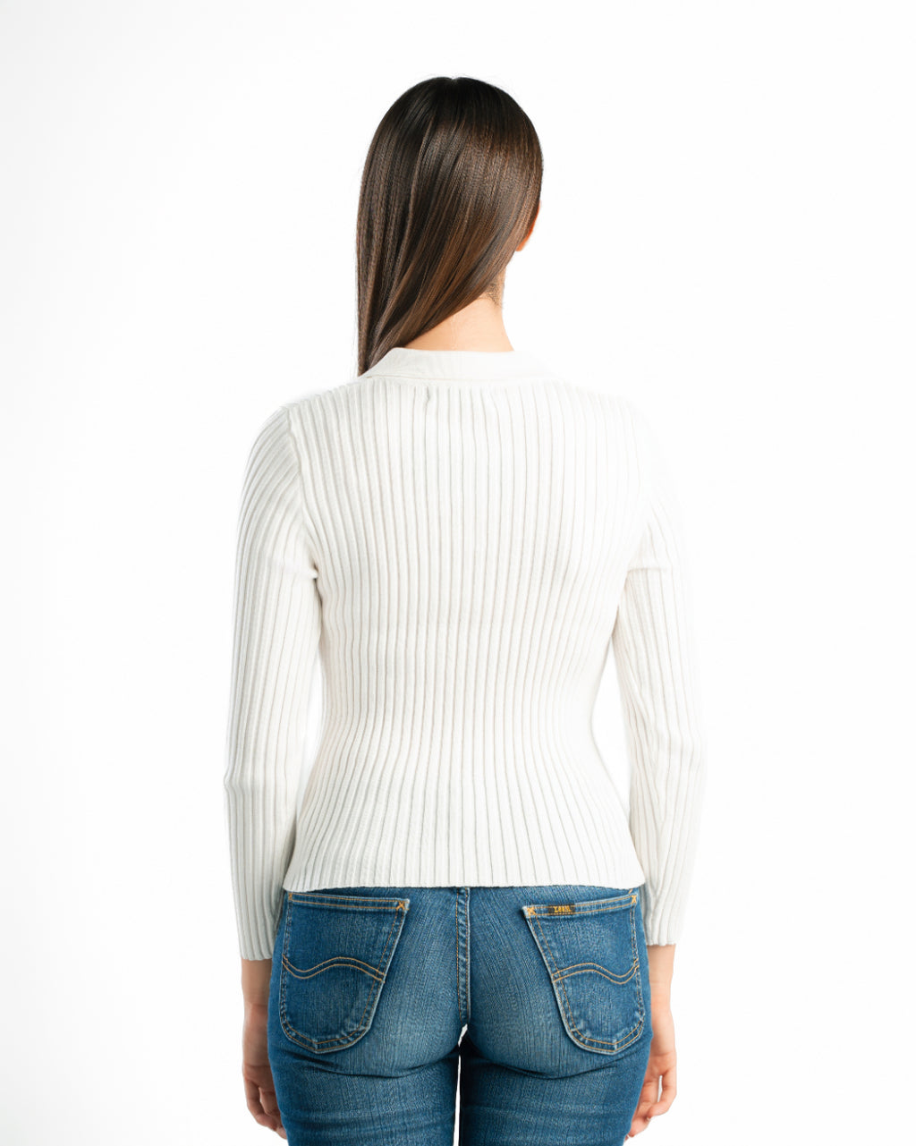Serena Knit Long Sleeve Polo