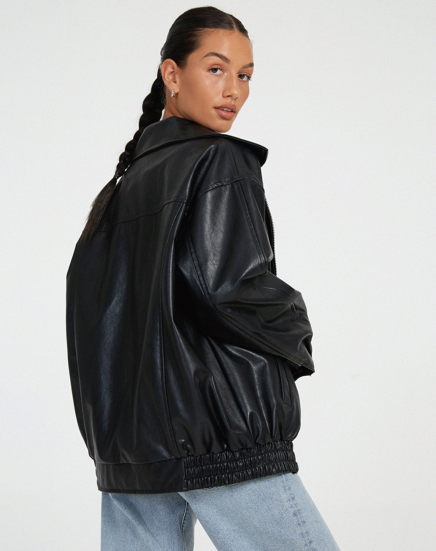 IBTISSAM™ | Veste en cuir