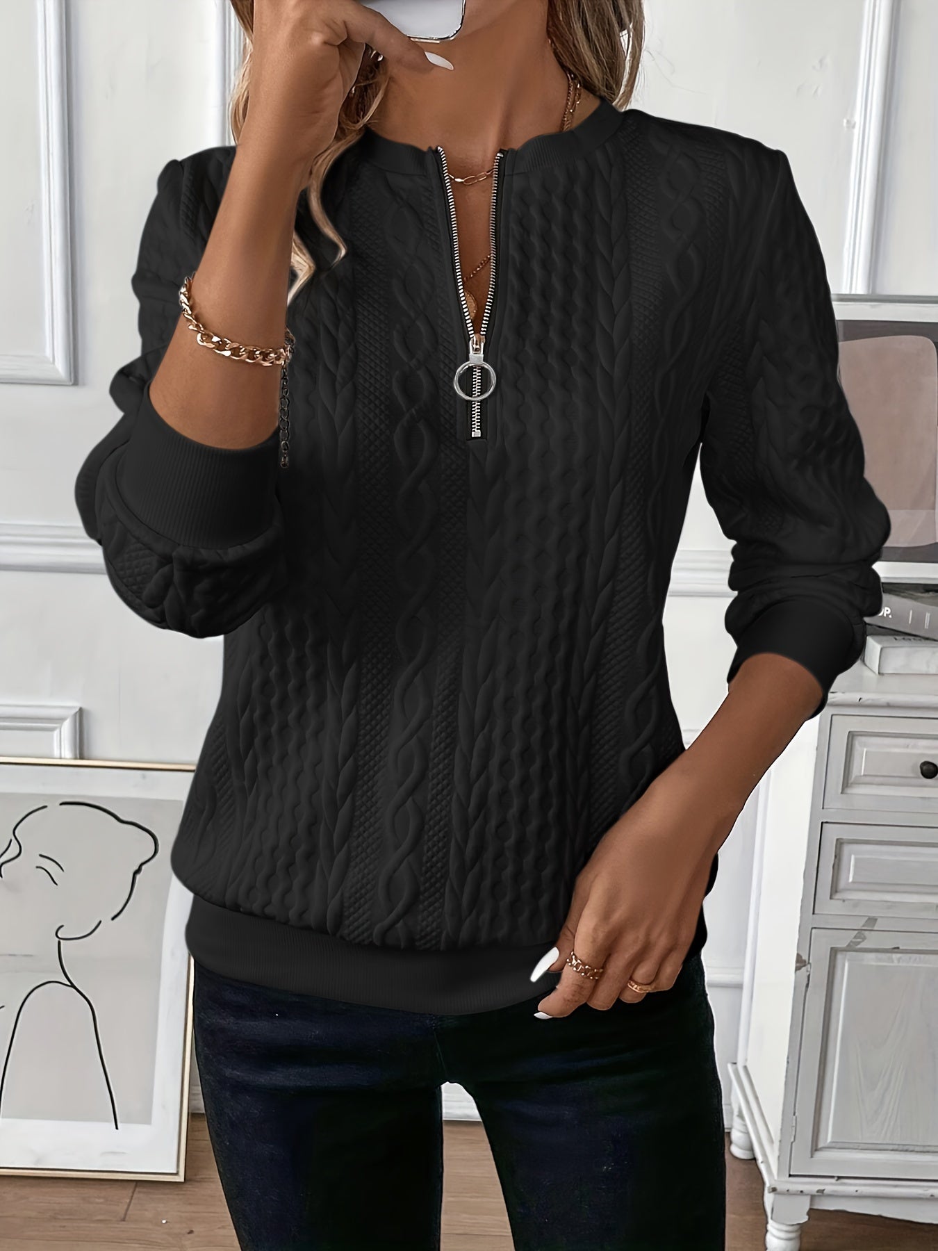 GWENAËLLE™ | Pull zippé