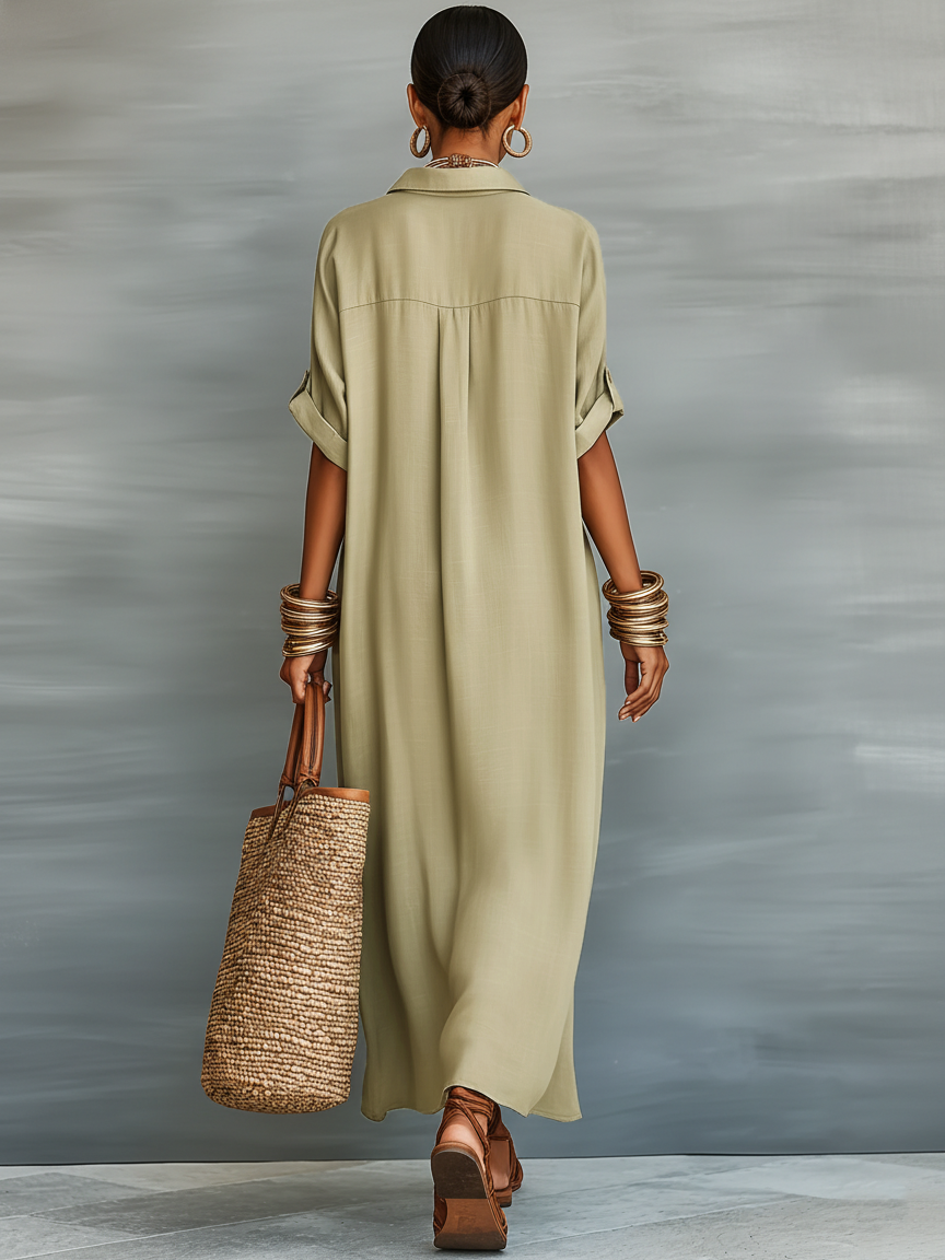 NELYA™ | Robe en lin
