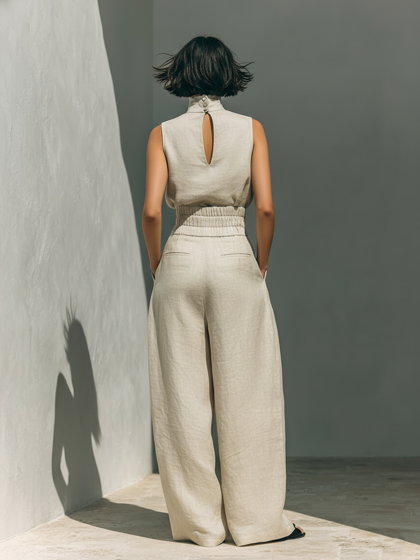 Maria™ | Ensemble minimaliste en lin
